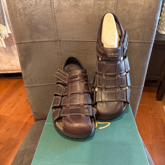 Clarks | Shoes | Mens Nwb Clarks Brown Leather Jensen  display picture 1